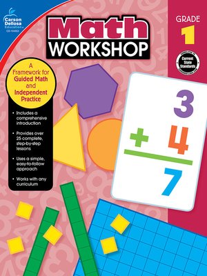 cover image of Math Workshop, Grade 1: a Framework for Guided Math and Independent Practice